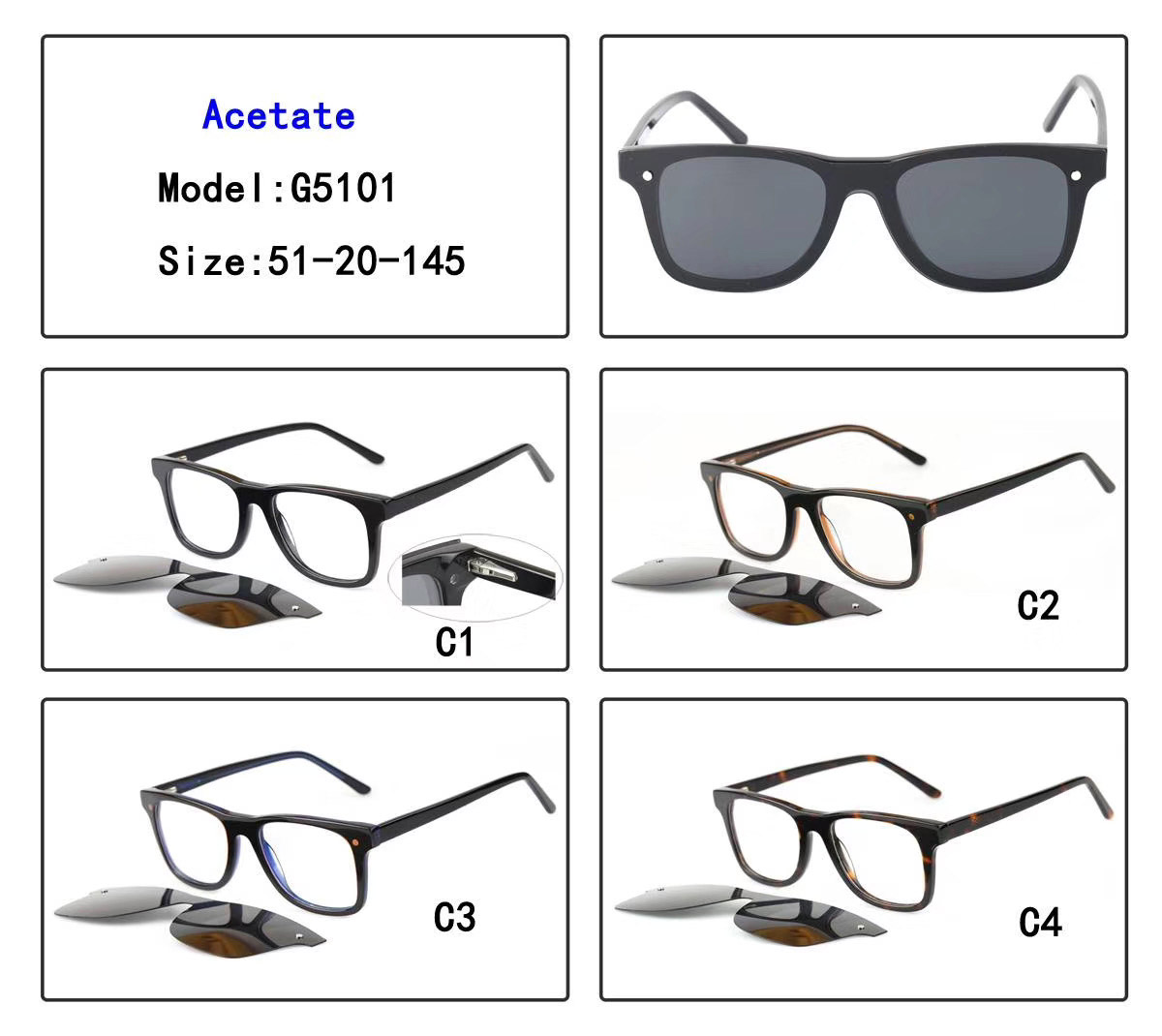 G5101  Acetate optical 