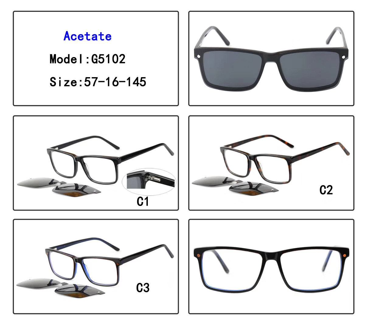 G5102  Acetate optical 