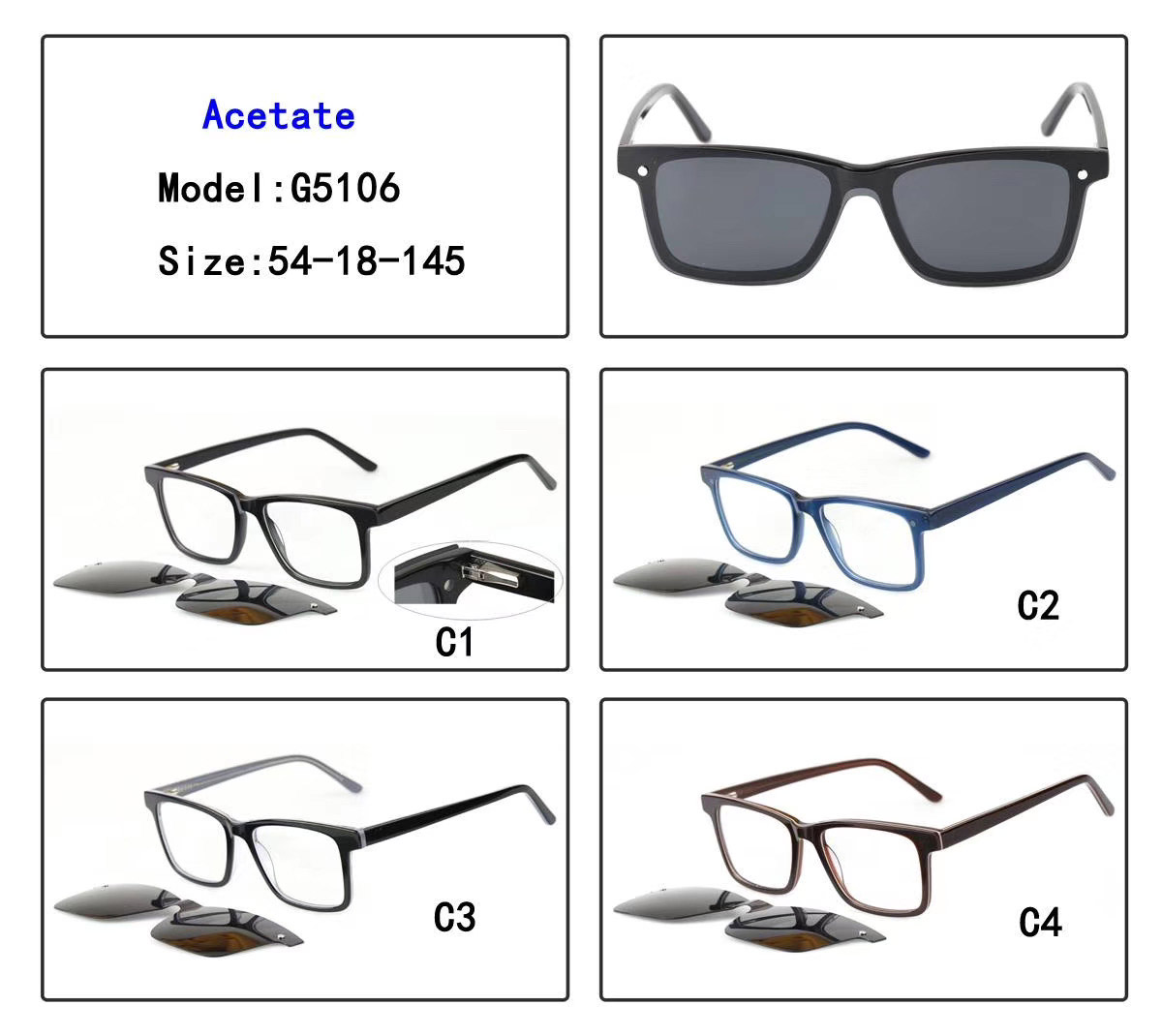 G5106  Acetate optical 