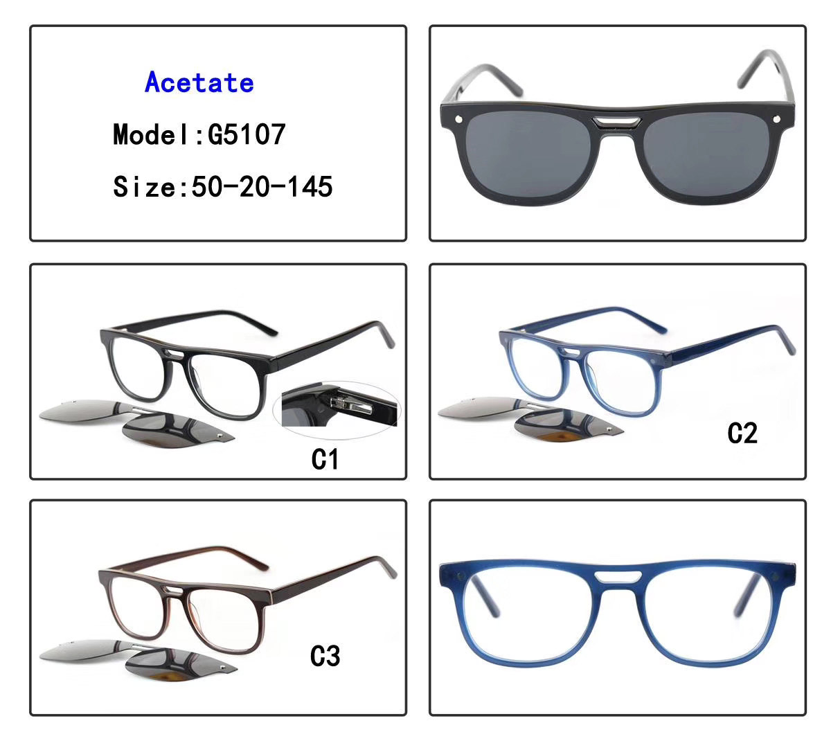 G5107  Acetate optical 