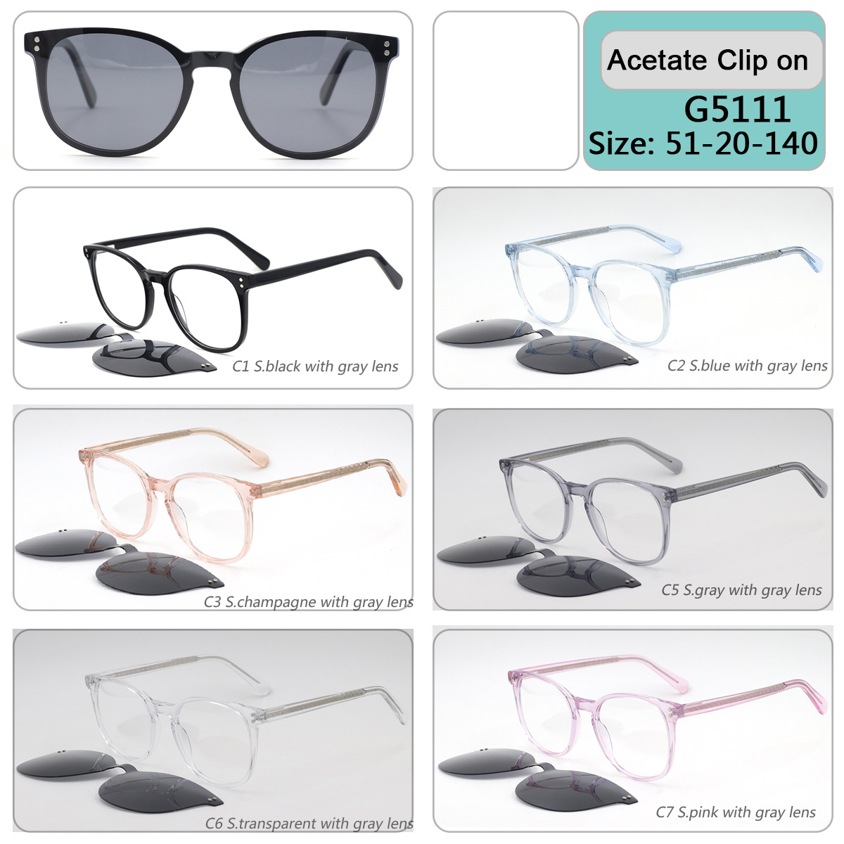 G5111  Acetate optical 