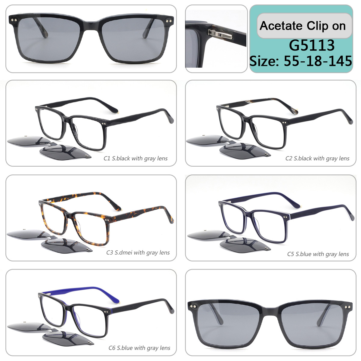 G5113  Acetate optical 