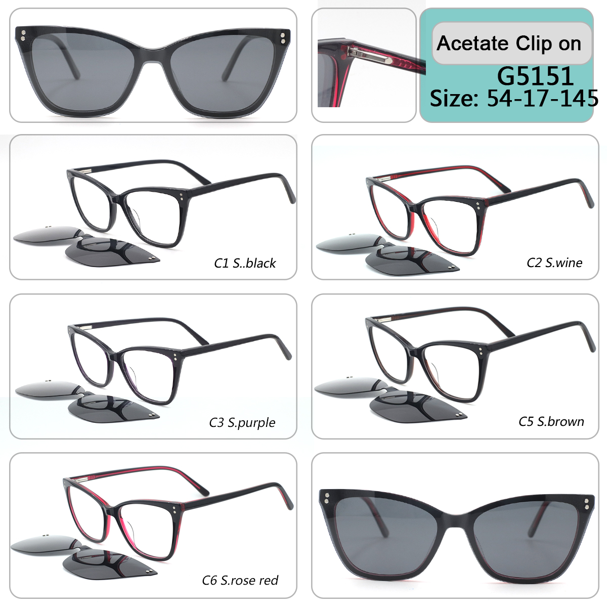 G5151  Acetate optical 