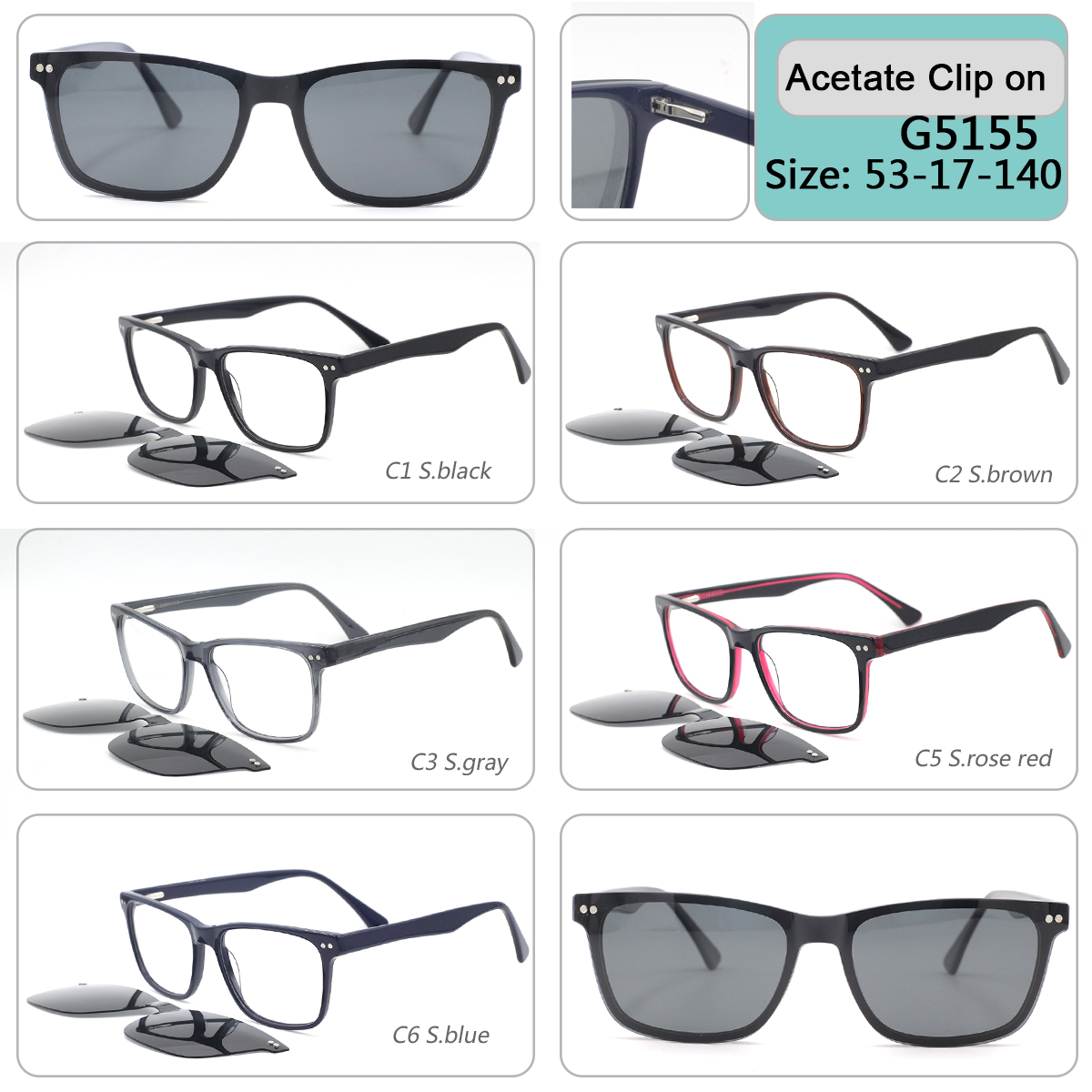 G5155  Acetate optical 