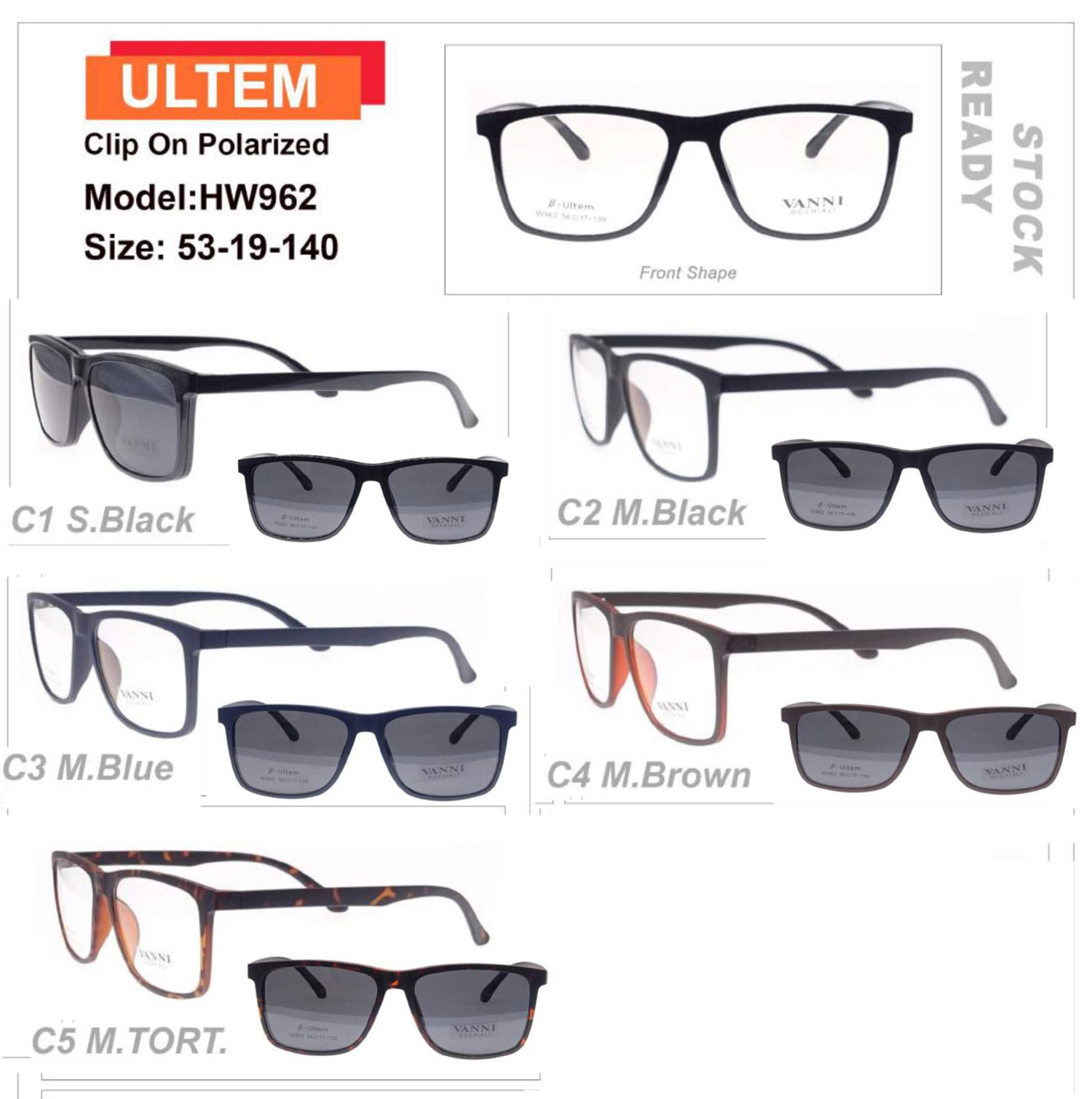 HW962 ULTEM optical fra